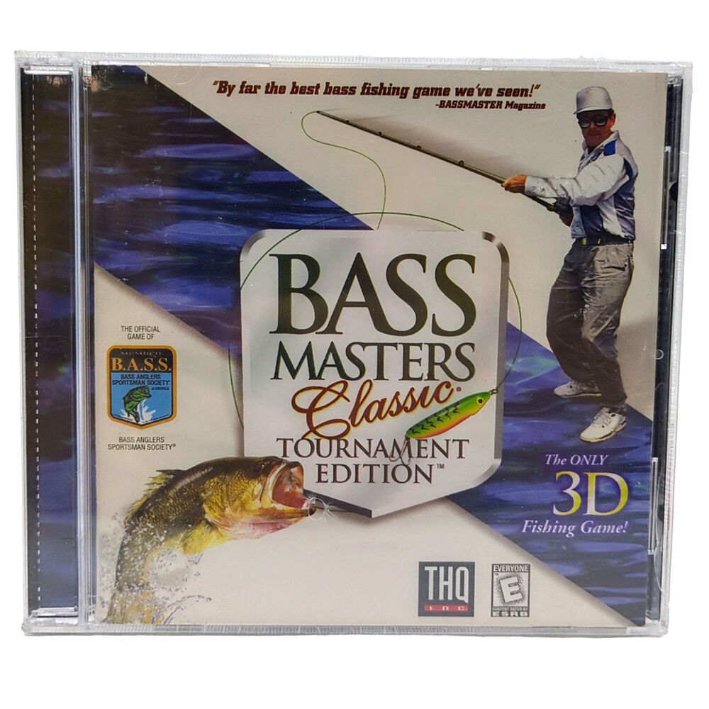Bass Masters Classics Tournament Edition 3D Fishing PC Game THQ Brand New Sealed